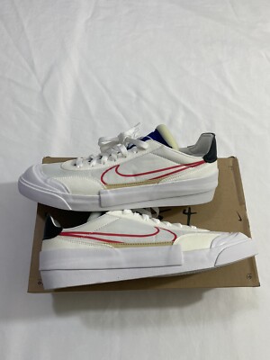 New Mens Size 8.5 White Red Nike Drop-Type HBR Tennis Shoes CQ0989 100 New Mens Size 8.5 White Red Nike Drop-Type HBR Tennis Shoes  main image 3