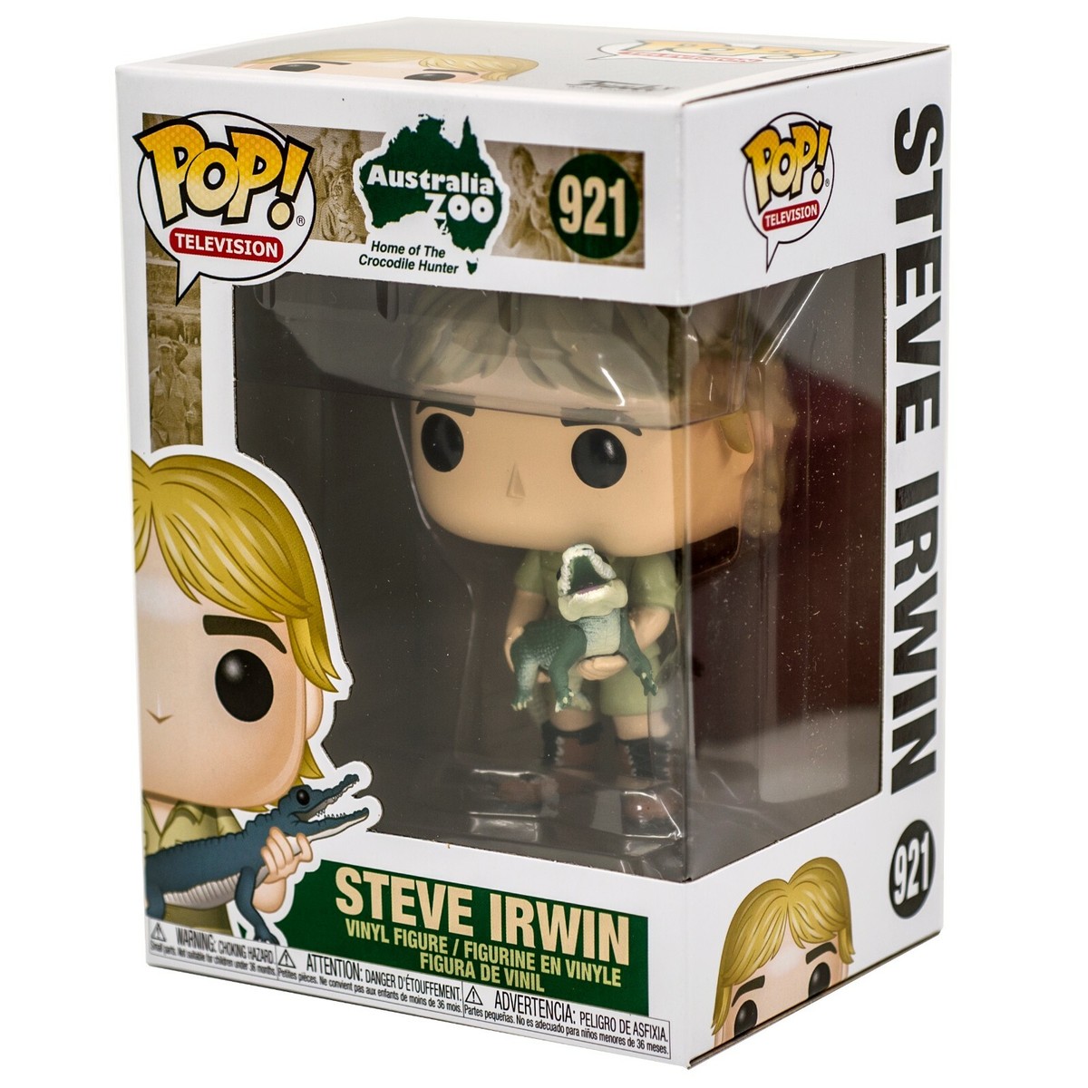 Steve Irwin Crocodile Hunter Funko Pop #921 Australia Zoo Television | eBay