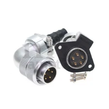 WEIPU WF20 5 Pin Aviation Elbow Plug,Industrial Electrical Equipment Connector
