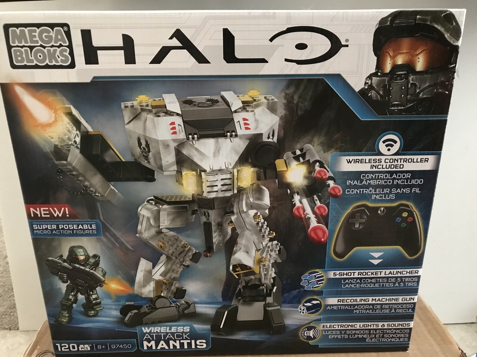 mega bloks halo wireless attack mantis