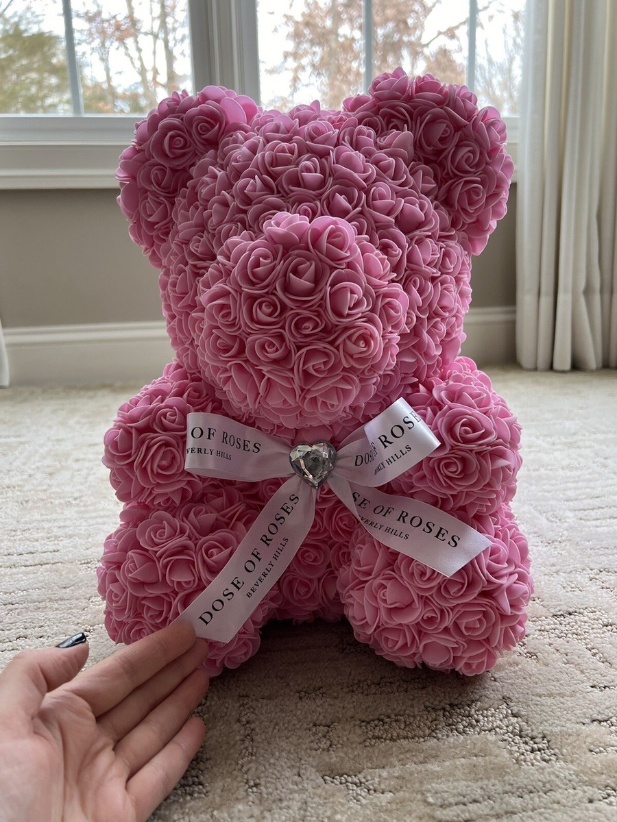 Dose Of Roses Pink Rose Bear