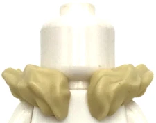 Lego Tan Minifigure Neck Collar Fur Bird Nest Piece