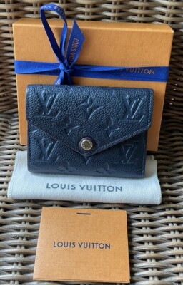 Louis Vuitton Empreinte Victorine Wallet- Navy Blue/ Red
