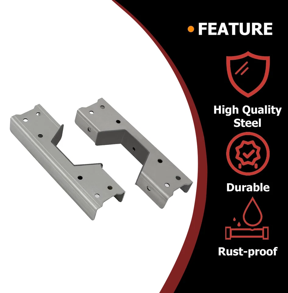 For 89-98 Chevy Silverado/GMC Sierra C1500 K1500 truck Rear C Notch Support Kit Foto 2 de 4