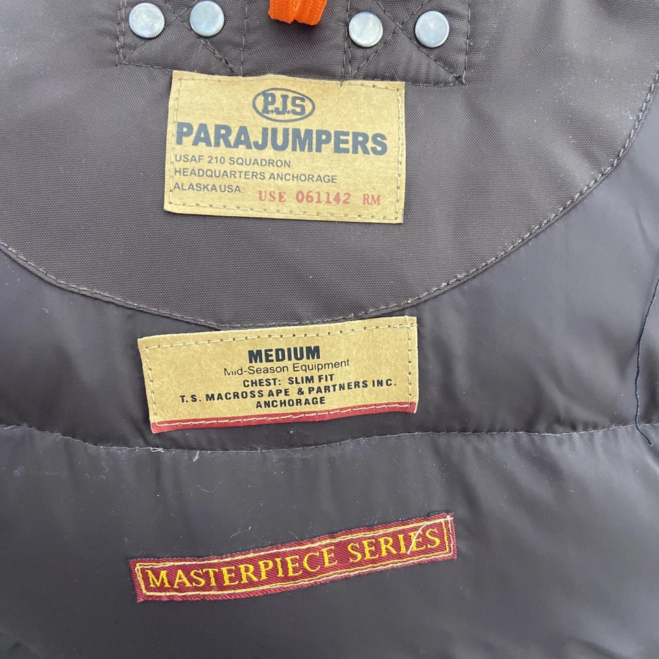Parka de plumón Parajumpers PJS M Masterpiece Series calce ajustado anclaje EE. UU. Foto 4 de 4