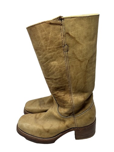 Frye Engineer Boots Gaucho Distressed Men display picture 1