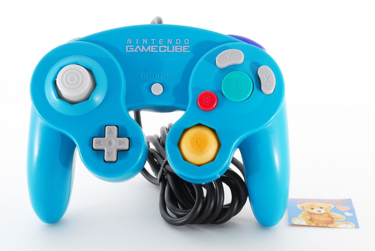 Nintendo GC セット Lot 4 Nintendo GameCube Controller White Emerald Blue 4set