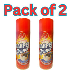 U Heavy Traffic Carpet Cleaner Foam, 13 oz (Pack of 2), Safely Cleans 1.14 per fl oz