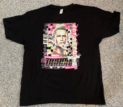 Kazuchika Okada AEW Crate (All Elite Wrestling) Black XL T-Shirt
