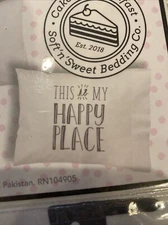 Standard Pillowcase White “this Is My Happy Place” By Soft N Sweet Bedding Co