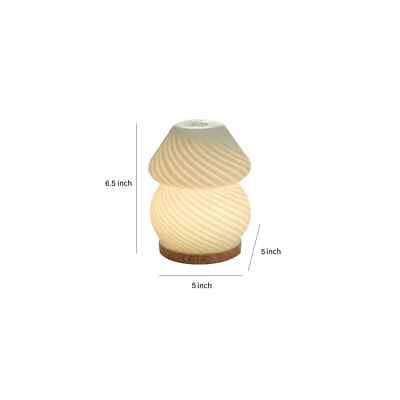 Better Homes & Gardens Mini Ultrasonic Diffuser 150mL Swirl Glass LED Light New