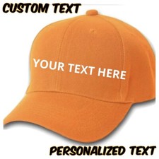 PERSONALIZED Multi Color CUSTOM Embroidered Baseball Hats Caps Embroidered USA