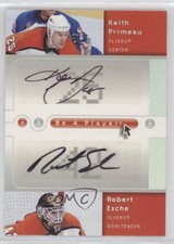 2005 Be a Player SP Signatures Duals Keith Primeau Robert Esche #D-PE Auto 0l2q