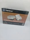TRENDnet 500Mbps Compact Powerline AV Adapter Kit TPL-406E2K New & Sealed