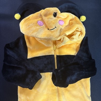 GUC Bee Fuzzy Costume Dress Up Christmas Toddler Boy Girl Bumble Winter