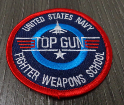 Top Gun Fighter Weapons School US NAVY shoulder patch round  NEW