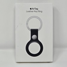 Original Apple AirTag Leather Key Ring - Midnight