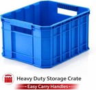 8.5 Gallon Stackable Plastic Utility Crate, Large Storage Basket — photo 5