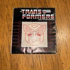 VINTAGE 1986 TRANSFORMERS G1 CHECKLIST POSTER BROCHURE HASBRO TOY PROMO INSERT