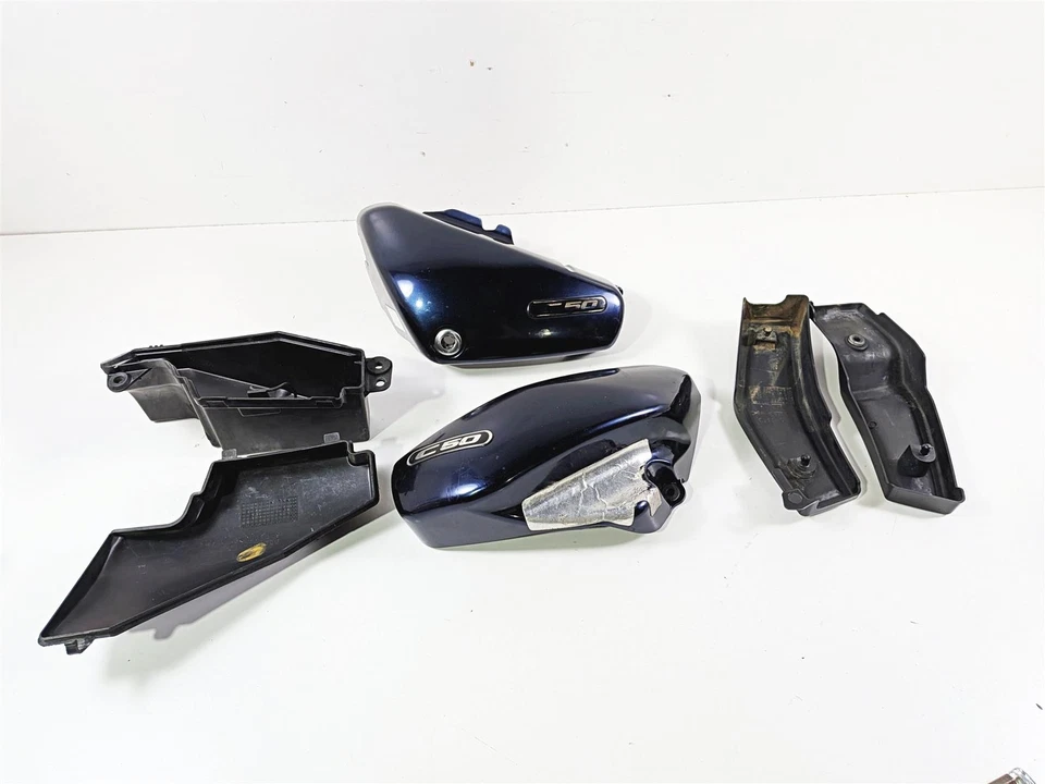 2006 Suzuki VL800 C50 Boulevard Left Right Side Covers 47110-41F81 47210-41F80 - Image 4 of 4