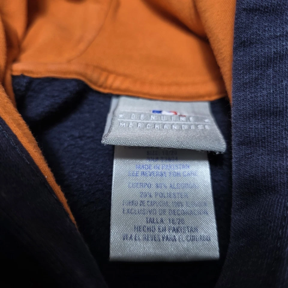 Sudadera con Capucha Pullover Jóvenes Tigres de Detroit MLB Niños Talla 18/20 Azul Marino Bordado  Foto 3 de 4