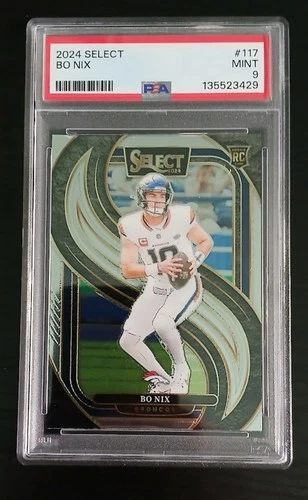2024 Select Bo Nix  #117  PSA 9 Cert 135523429