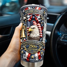 USA 250th Anniversary Eagle Tumbler 1776-2026...