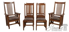 71120: Set of 6 STICKLEY Mission Oak Dining Room Chairs