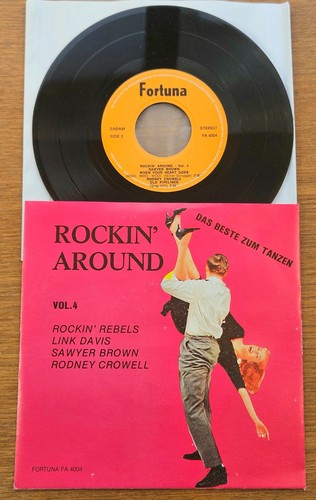 Various 7" EP Rockabilly RnR Rockin Around 4 (Das Beste zum Tanzen) Link Davis +