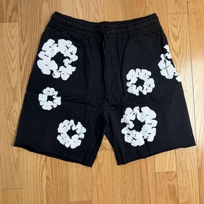 Denim Tears Cotton Wreath Shorts Black Size L | eBay