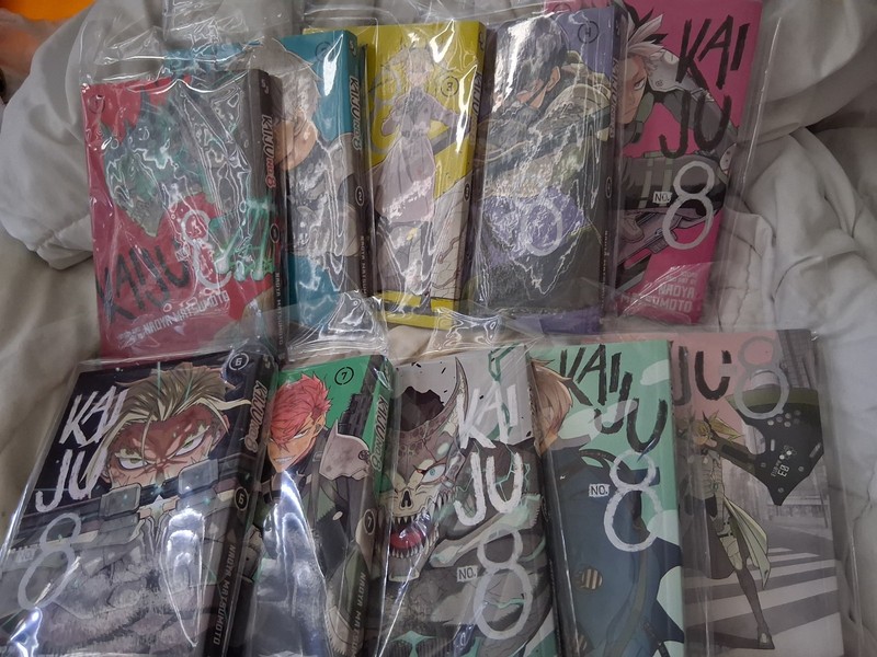 Kaiju No. 8 Lot Manga #1-#10 (English) Naoya Matsumoto, 1 2 3 4 5 6 7 8 9 10 New