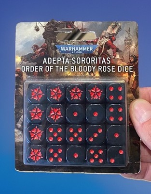 Adeptus Sororitas Order of The Bloody Rose dice - Würfel (20) - Warhammer 40.000