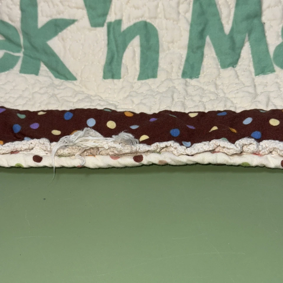 Edredón reversible Match & Seek Nancy J Smith & Lynda Milligan 32 por 39 Foto 4 de 4
