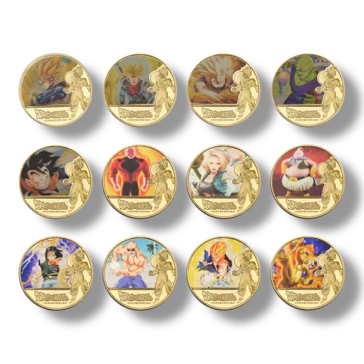 DRAGONBALL　12点セット Dragon Ball Z x12 Gold Plated Complete Coin Set In A Display