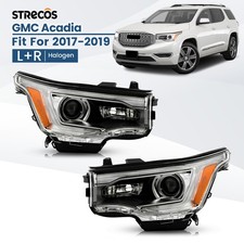 Halogen Headlight For 2017-2019 GMC Acadia SL...