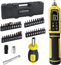 Digital Torque Screwdriver Set 46-Piece Kit 0.09-6 NM Bicycle DIY Tool