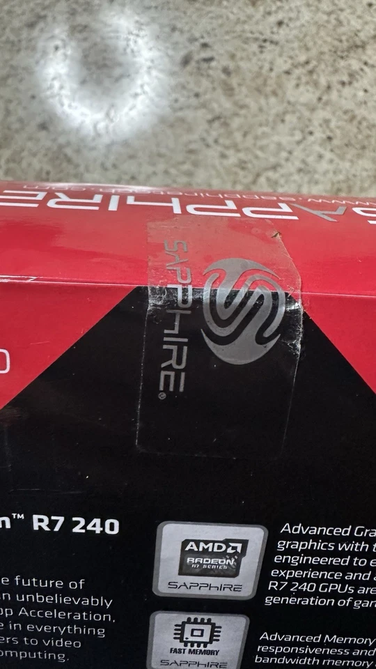 Sapphire Radeon R7 240 2GB DDR3 Graphics Card NEW SEALED HDMI DVI AMD PC - Image 3 of 3