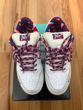 Taglia 9,5 M - Parra x Nike Dunk OG SB QS Low Bianco CN4504-100