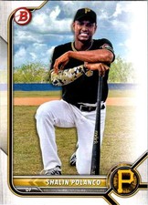 2022 Bowman #BP-145 Shalin Polanco Prospects