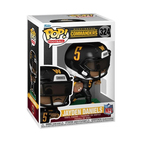 Funko POP! Jayden Daniels Washington Commanders NFL Figure With Protector