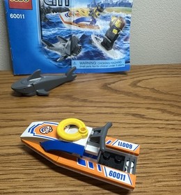 Lego 60011 Surfer Rescue Coast Guard City 2013 With Manual 100% Complete