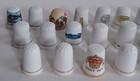 Vintage 24 Lot State City Landmarks Travel England Souvenir Porcelain Thimbles — photo 5