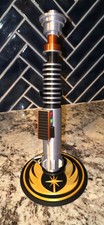 1:1 Luke Skywalker Lightsaber Replica w/ Jedi Display Stand  3D Printed
