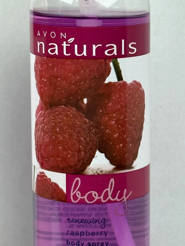 Avon Naturals Renewing Raspberry Body Spray & Lotion Set 8.4 oz Each - Image 4 of 4