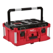Milwaukee Tool 48-22-8425 PACKOUT Large Tool Box Polymer Black/Red 22 in N US