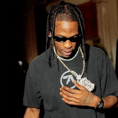 Kuniichi Nomura 2Xl Aphex Twin Travis Scott Wearing T-Shirt Black Kuniichi Nomur