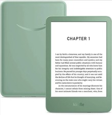 Amazon Kindle (newest 11th gen) 16GB Lightest most compact Kindle GREEN WithADS.