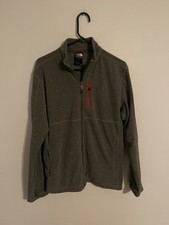 The North Face Polartec Classic Gray Full Zip Fleece Jacket - Men's Medium