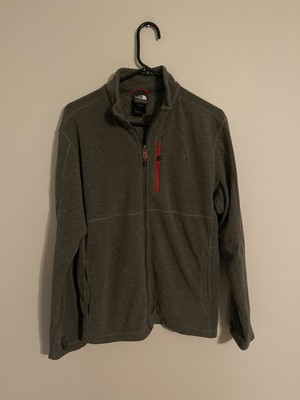 The North Face Polartec Classic Gray Full Zip Fleece Jacket - Men's Medium