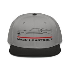 For Mustang Mach 1 Fastback 1969 Fans Cap Muscle Car Snapback Hat Birthday Gift
